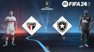 FIFA 24 - S&atilde;o Paulo vs Botafogo | Gameplay PS5  [4K 60FPS] Libertadores 2024