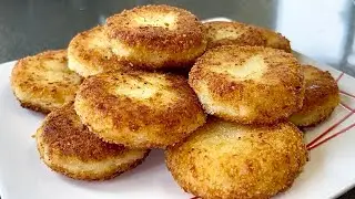 Cheesy Mozzarella And Potato Croquettes Recipe | No Egg | Breaded Potato Cakes 