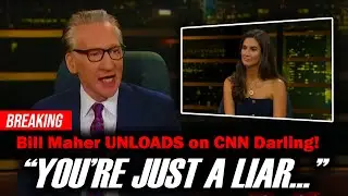 Билл Маер уморительно высмеивает Кейтлан Коллинз из CNN в прямом эфире!
