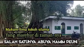 Makam lima ulama krismatik salah satunya abuya hamim peuni pandeglang
