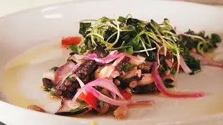 Salada de polvo com feijão frade | Prato da Casa