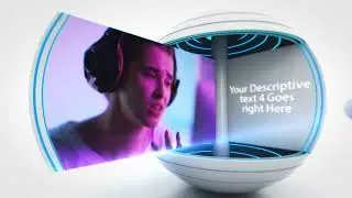 Modern Sphere Display &ndash; Futuristic Gaming Logo Animation with 3D Energy Sphere