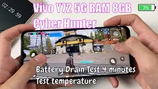 Vivo Y72 5G Test Game Cyber Hunter | MediaTek MT6833 Dimensity 700 5G