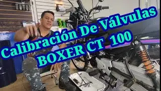 Calibración de válvulas para una boxer ct 100