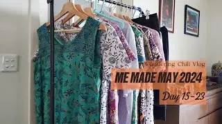 Me Made May 2024 Recap, Day 15-23 | Handmade Wardrobe Challenge | Sewing | Baking | Daily Life ✂️🧵🧁🍃