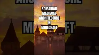 Medieval Romania in Minecraft - Beautiful Minecraft Castle  #minecraft #corvincastle #fantasy #epic
