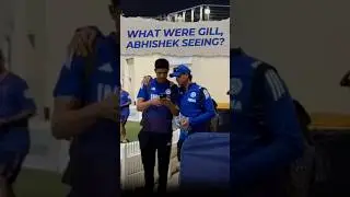 Shubman Gill and Abhishek Sharma's candid moment caught on camera
