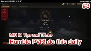 MIR M Tips and Tricks | Rumble and Honor Token
