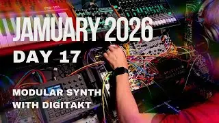 Modular synth synced with Digitakt2 #modularsynth #techno #eurorack #jamuary #analogsynth