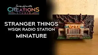 Making a Stranger Things WSQK Radio Station miniature