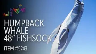 Humpback Whale 48-inch Fishsock | Wholesale Garden D&eacute;cor | In the Breeze