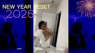 NEW YEAR RESET 2026:organizing,deep clean,declutter my room,new goals