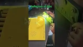 Reflection of light #reflection  #scienceexperiment #learningbydoing #trending #fun  #education