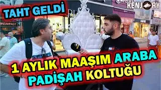 İNGİLTERE'DEN GELİYORUM 1 AYLIK MAAŞIMLA ARABA ALIYORUM | Sokak Röportajları
