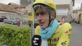 Tim van Dijke - Interview at the finish - Prologue - Tour de Romandie 2024