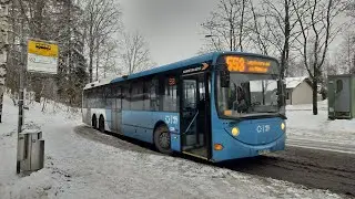 Scania K280UB Lahti Scala 6x2 Koiviston Auto 1208 linjalla 553