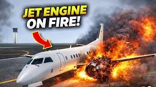 Real flight simulator private jet crashes😱 | RFS 
