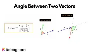 Angle Between Two Vectors &ndash; Quick Explanation | Robogebra AI (Tamil)