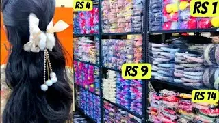 ₹1 Imported Korean Hairclips🔥cheap best imported hair accessories, cheapest hair accessories online