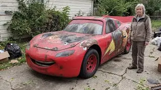 ASMR Restoration of Burned Lightning McQueen | Satisfying Classic Car Project