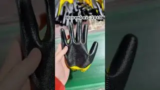 Yellow Nylon nitrile coated gloves are producing, leave a message if u need these, I&rsquo;ll contact u.
