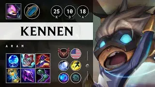 Kennen ARAM: Quadra Kill, Rampage - NA Grandmaster Patch 14.20
