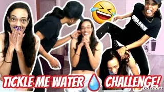 TICKLE ME WATER CHALLENGE W/ BAE GOES EXTREMELY LEFT🤣 SAM VS BRITLI #tickled