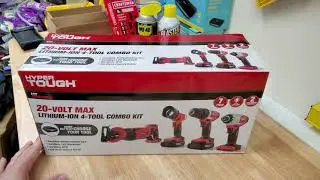 Hyper Tough 20V Max 4 Tool Combo Kit Model AQ90146G