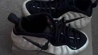 Pearl foamposite pro's & Louis Vuitton coin pouch (Monogram)