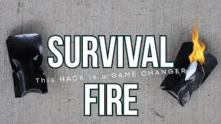 Don't Make Fire Starters the Old Way &ndash; Try THIS! Survival Fire Hack