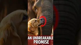 This Blind Elephant Had Given Up... Then a Dog Appeared and Did THIS #motivation #animals #shorts