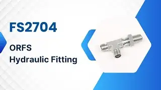 SAE O-Ring Face Seal ORFS Male Bulkhead Run Tee Fitting