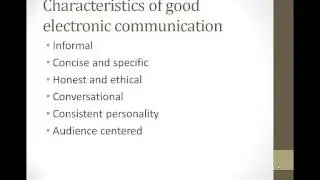 Writing for Electronic Media