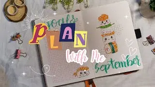 Plan With Me // September Bullet Journal Setup 2025 | 🍣 Sushi Theme | Nia's Aesthetic