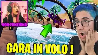 TROLLO KAAAT con HACK del TELETRASPORTO nella GARA IN VOLO su ROCKET LEAGUE (MAPPA CREATIVA)