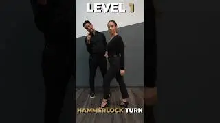Bachata Dancing: Hammerlock Variations. 💃🕺🏾 #bachata #bachatalessons #bachatadance