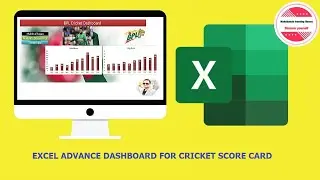 Excel Advance Dashboard for Cricket Score Card