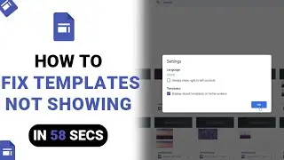 How to Fix Templates Not Showing on Google Sites [NEW]