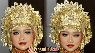 CARA PASANG AKSESORIS PENGANTIN ACEH TERBARU