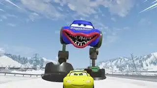 DriveBig & Small Choo-Choo Charles Venom vs CURSED Train Thomas with Triple Head BalBik.Drive