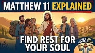 Matthew 11 | The Gentle and Humble Heart of Jesus📖 | Bible In a Year on Stream