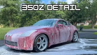 Detailing The 350z In The Summer Heat!