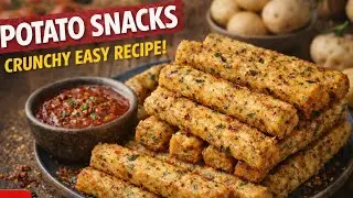 This Potato Snack is Going Viral 🔥 | Easy & Crispy Recipe  /  crunchy  #tastykhana #potatosnacks 