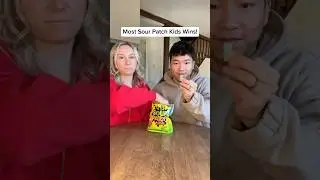 sour patch kids color challenge winner #shorts #candy