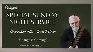 Don Potter - Special Sunday Night Service 