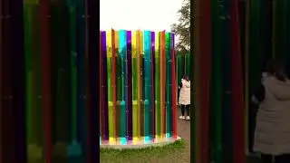 The Regent's Park, FRIEZE Sculpture 2021. Carlos Cruz-Diez 🇻🇪 London #Shorts 🍁 (Oct. 2021).
