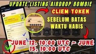 Cliem Token BOMBIE AIRDROP HARI INI || Update BOMBIE Airdrop Listing Hari ini I