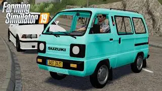 FS19 - Suzuki Carry - a small Japanese VAN - Car mod for Farming Simulator 2019 ROLEPLAY MODS