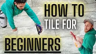 How To Lay Floor Tile For The FIRST TIME 🛠 Tile Installation For Beginners