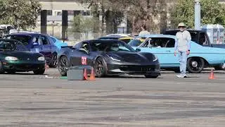 C7 takes the nephew AUTO CROSSING and SENDS IT!!
